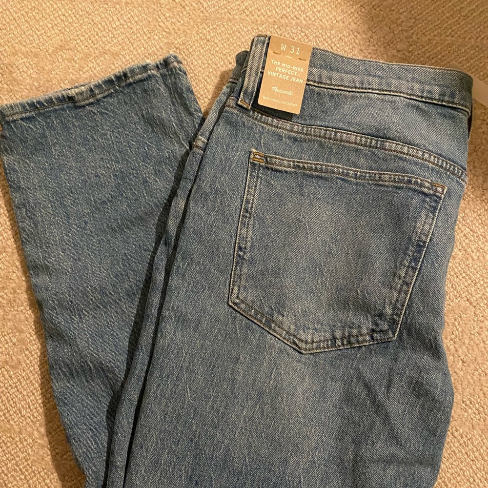 Madewell, the mid-rise perfect vintage jean